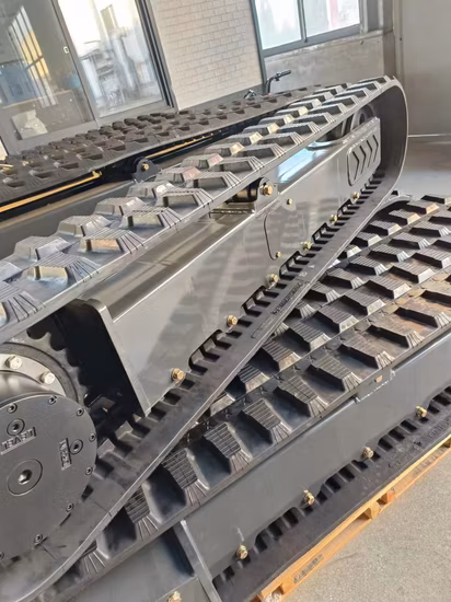 중국 전문 제조업체 고무 트랙 섀시 하부 구조 시스템 판매